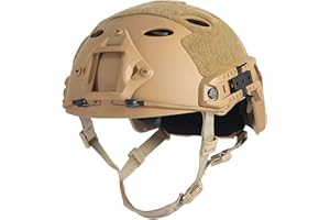HYOUT Fast Base Jump Helmet PJ Style Airsoft Helmets U.S Tactical Helmet for Paintball Outdoor Sports Hunting Shooting