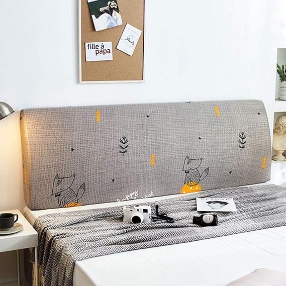 Headboard Cover Queen Size Bed Headboard Slipcover Protector with