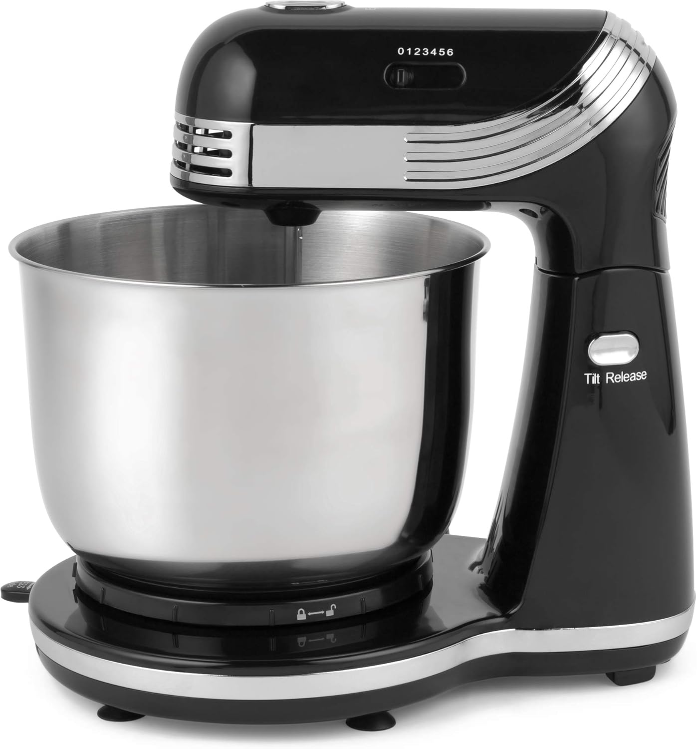 PROGRESS EK3532JWFOBGERVDE Compact Stand Mixer 250 W Black/Stainless