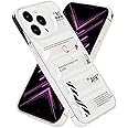 FANCOOFF Puffer Case For IPhone 16, Clear White And Black, Cool Sport - View #5