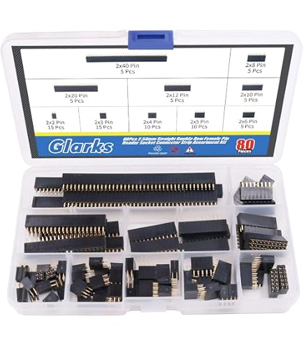 10er-Pack PCB-Buchsenleiste Rechtwinklig – 40-pol Produktbild-Vorschau 6