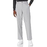 Amazon Essentials Men's Classic-Fit Expandable-Waist Flat-Front Dress Pant