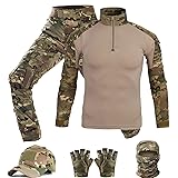 SANYETS Combat Uniform,Tactical Long Sleeve Shirt