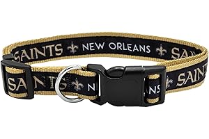 Pets First NFL New Orleans Saints Pet Collar, Large