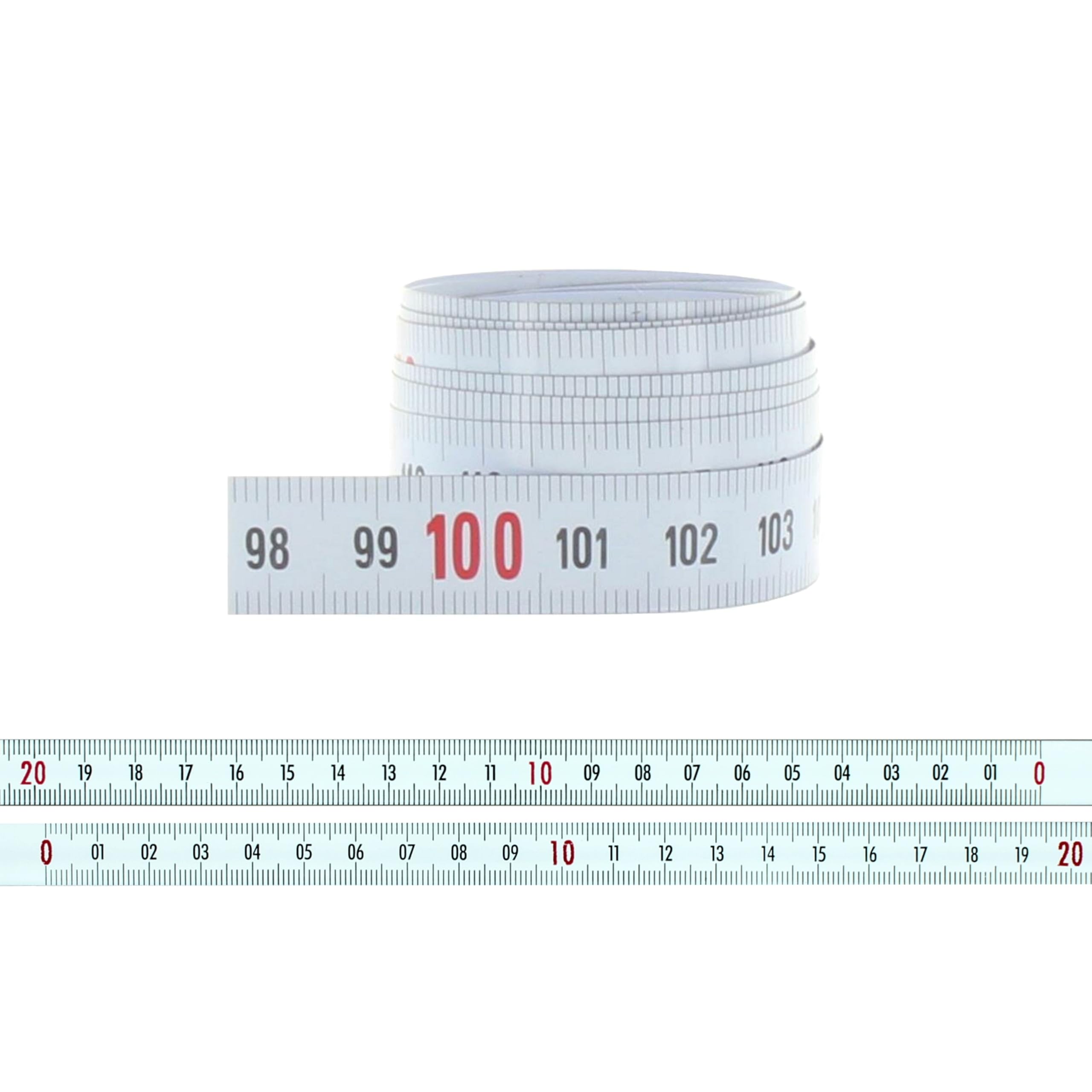 hedue® Self-Adhesive Tape Measure 10 m X190 – Tape Measure Self-Adhesive from Left to Right