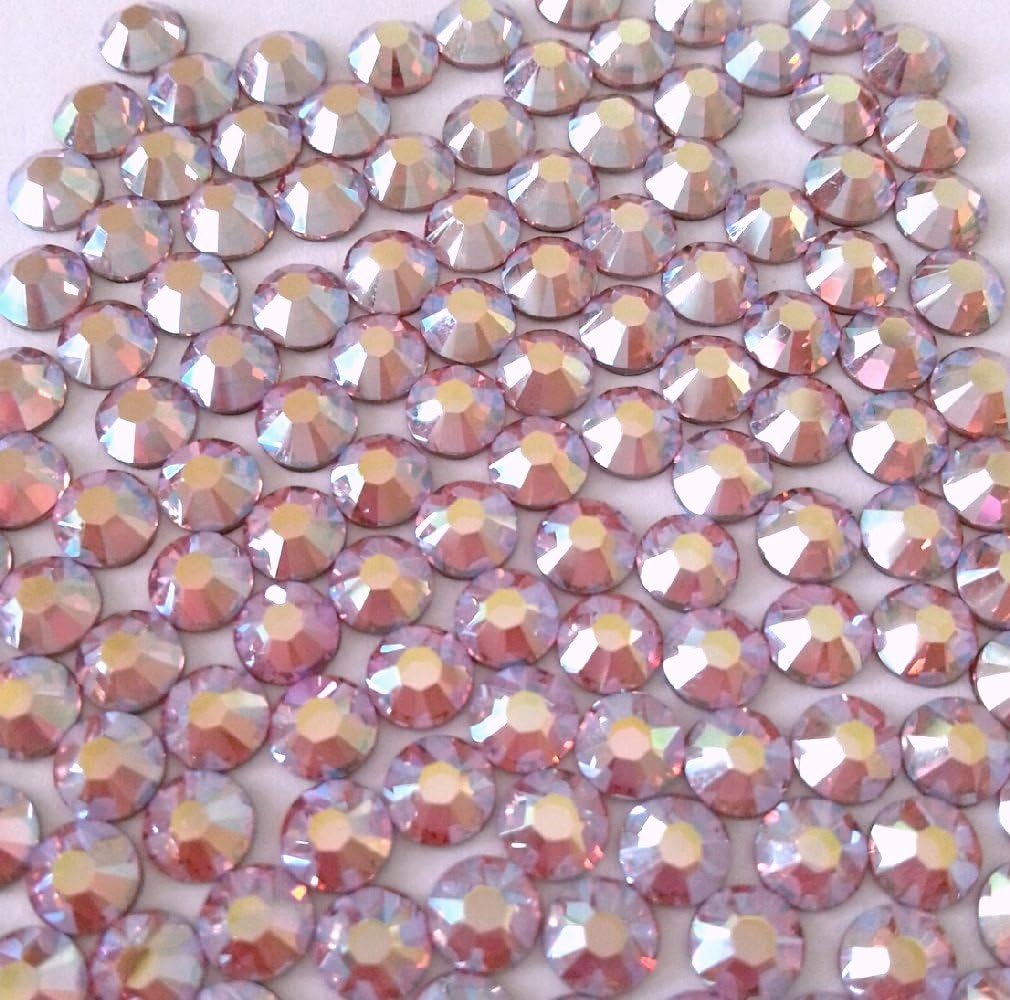 Light Rose AB Crystal Rhinestones Flatback 144 Swarovski 3.8mm 16ss ss16