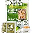 Premium Soursop Graviola Leaf Tea Bags | 100% Organic Soursop Tea | Natural Wellness Tea | Boosts Immunity & Promotes Relaxation | Sugar/Caffeine/Gluten Free (1)