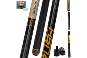 CUEELF Heavy Hitter Jump Break Pool Cue 20oz 21oz 22oz 23oz 3-Piece Pool Stick Extra Hard Bakelite Tip for Explosive Breaks and Effortless Jumps