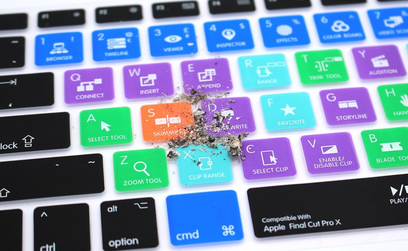 MMDW FL Studio Formally Fruity Loops Shortcuts Keyboard Skin Hot Keys Keyboard Cover for MacBook Pro 13" 15" 17"(with or w/out Retina Display) Silicone Skin for MacBook Old Air 13" - Image 5