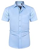 J.VER Men's Short Sleeve Dress Shirts Stretch