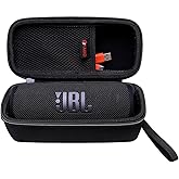 XANAD Hard Case for JBL Flip 7/6 /5 Essential or Sono Roam 2/1 Waterproof Portable Speaker- Travel Carrying Storage Protective Bag(Black)
