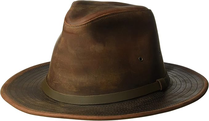 oiled leather hat