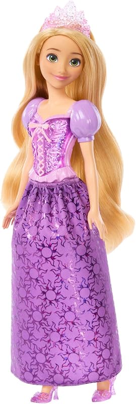 Boneca princesa do filme mattel disney princess rapunzel tangled, brinquedo +3 anos (hlw03) — foto 7 de 7