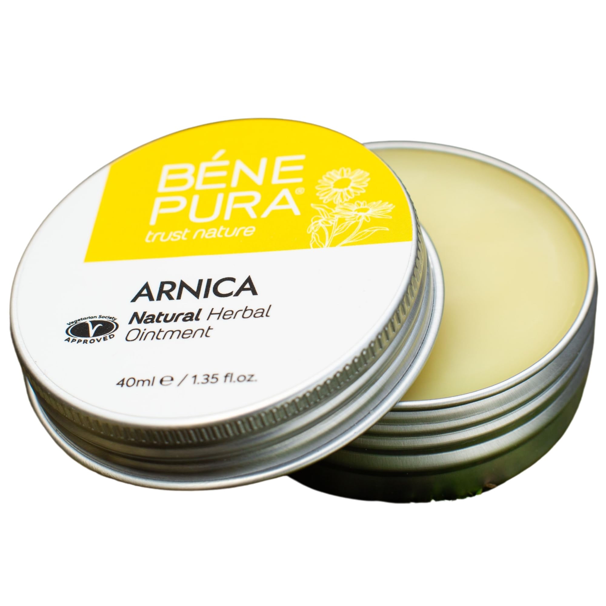BenePura Arnica Ointment, Natural Ointment for Muscles, Bruising and Swelling, 40 ml (Pack of 1)