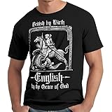 England T-Shirt British by Birth, English by The Grace of GOD - St George