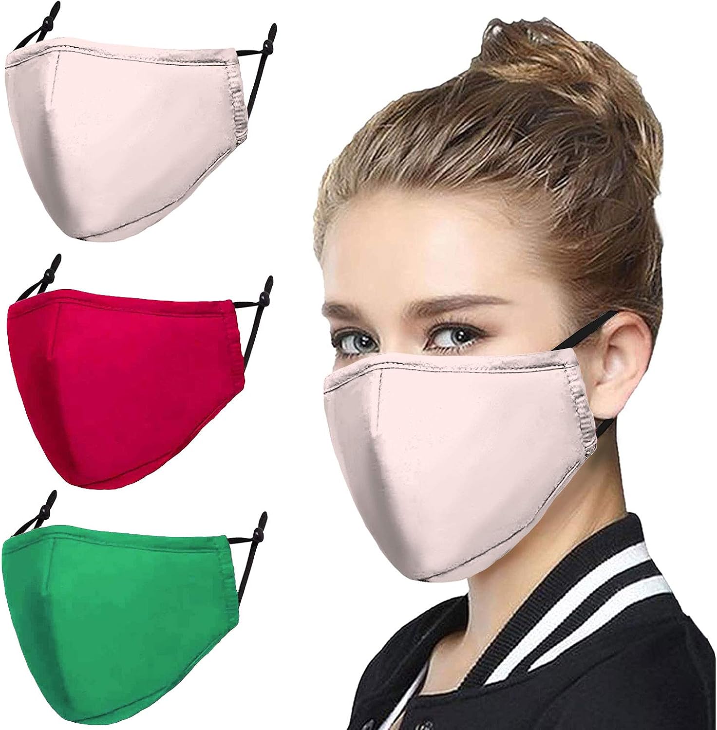 Easy Breathe Face Mask 3PC Face Mask Reusable Made in USA