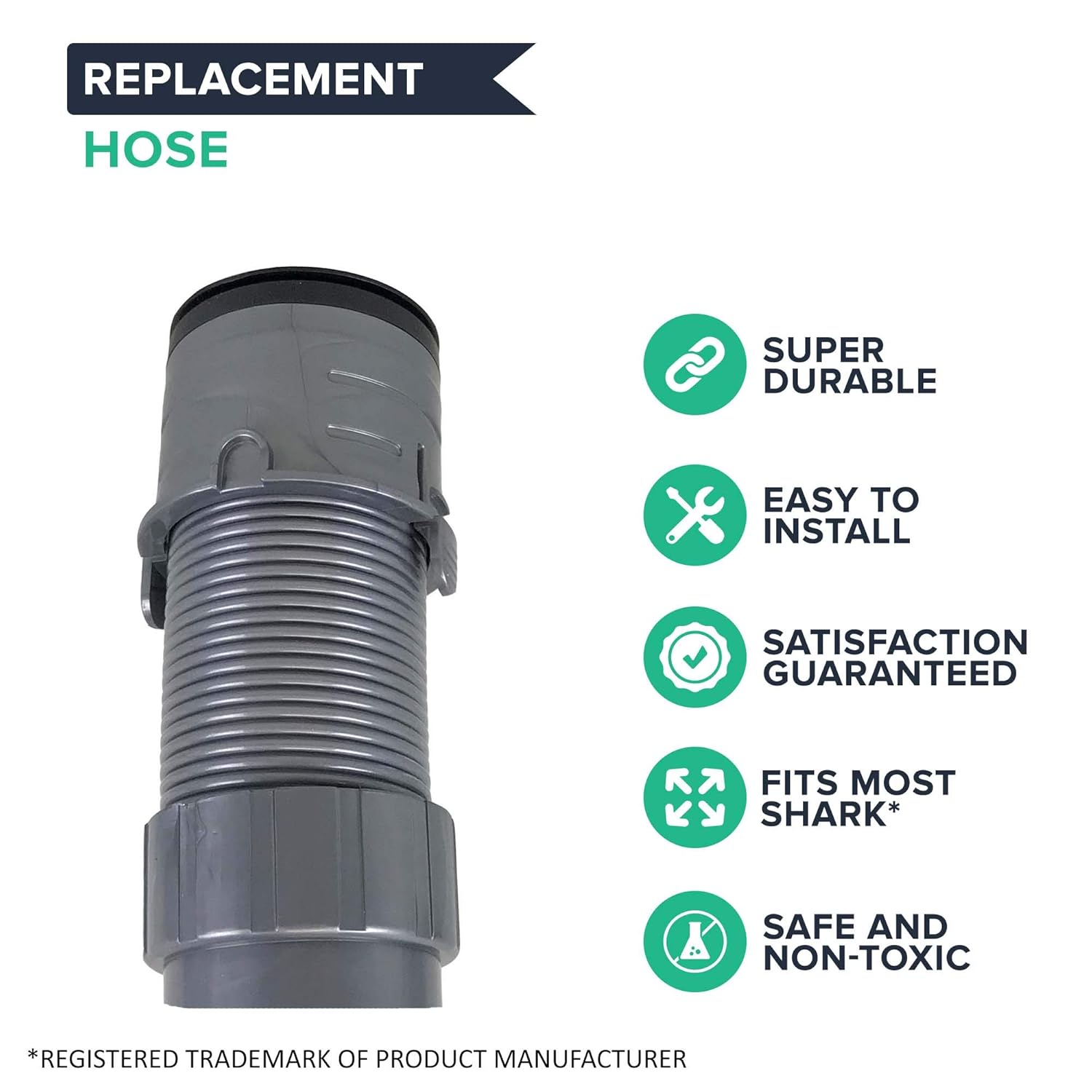 Crucial Vacuum Floor Nozzle Hose Replacement Parts Compatible with