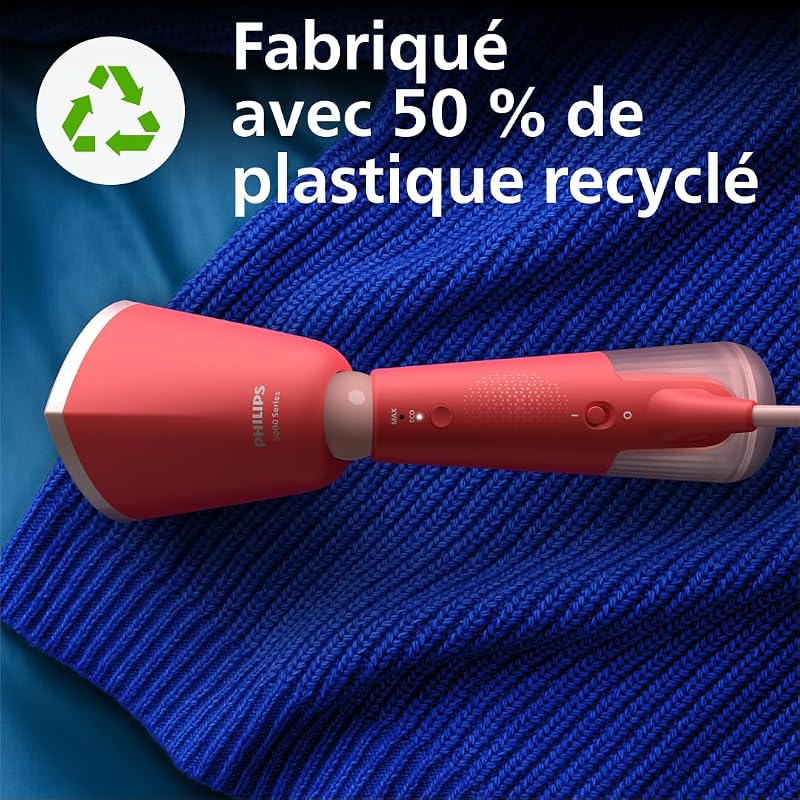 défroisseur à main 5000, 24 g/min, 1300W, tête inclinable, rouge — photo 6 sur 8