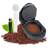 FOVNOT Reusable Capsule Adapter for Dolce Gusto, with 2 Sealing Rings | Refillable Coffee Capsule Converter, Fits Piccolo XS/EDG 305/EDG 606.S/Genio S/Mini