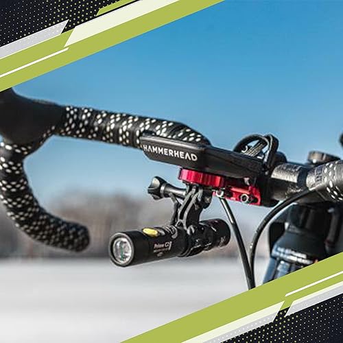 JRC Components Computer Mount Adaptor Computer Mounts Compatible with  Gopro, Garmin Virb, Front Light, Shima