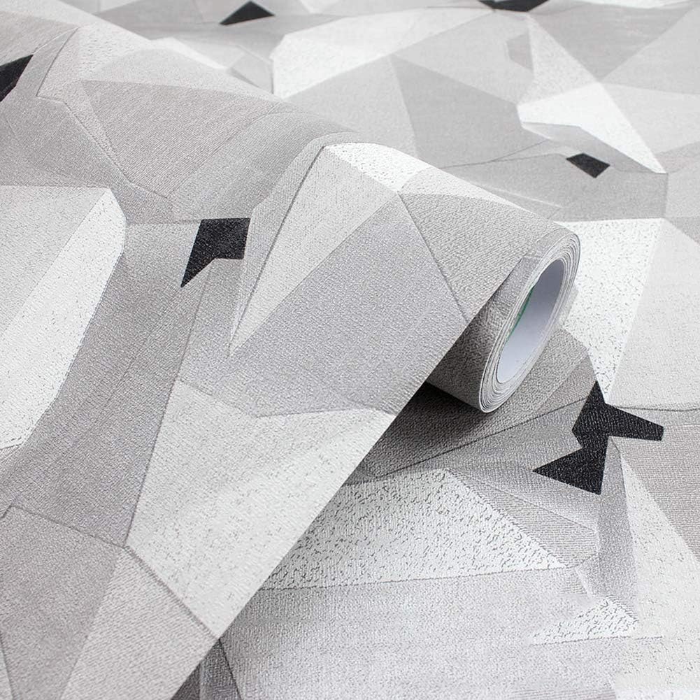 XRRXY Plain Pattern Textured Wallpaper Self-Adhesive Peel Stick Sticker PVC Living Room Bedroom Furniture Door Decorative Film,7,60x400cm(24x157inch)