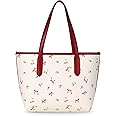 Cute Tote Bag Bow Purse Small Shoulder Bag Faux Leather Mini Tote Trendy Coquette Aesthetic Handbag for Women