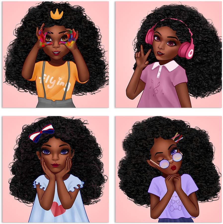 cute african american girl