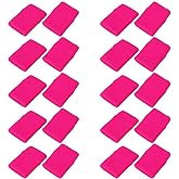 Mallofusa 10 Pack Sports Wristband Sweatband Gym Yoga Wrist Support Sweatband Cotton Wrist Wraps