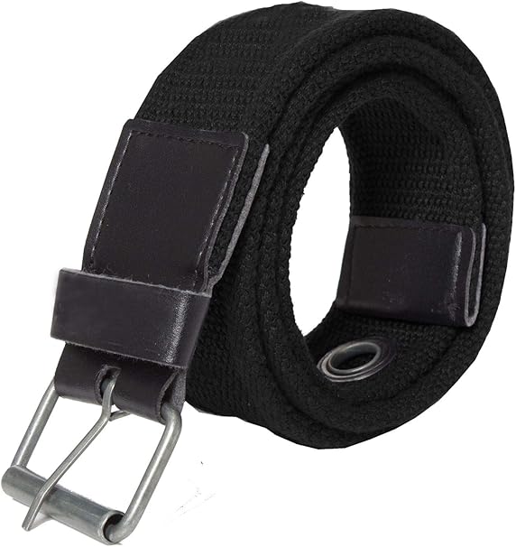 Mens Canvas Belt Casual Tactical Military With Metal Buckle Sizes Up To