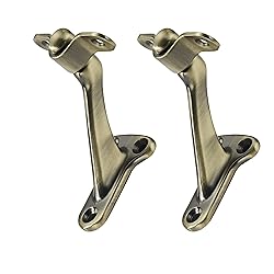 ZAUYX 2 Pack 3 Inch Hand Rail Bracket Brushed