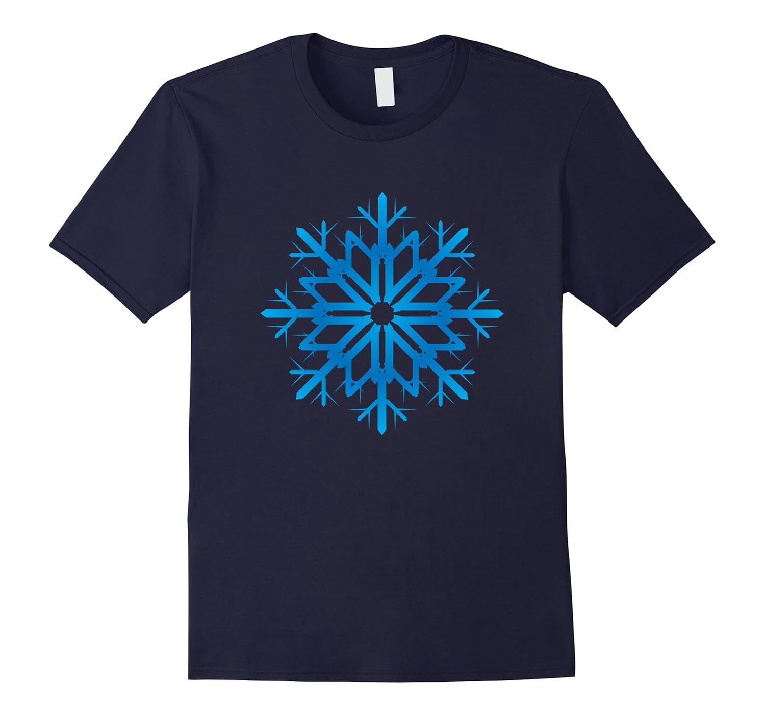 Snowflake Christmas Solstice T Shirt Ice Blue-ANZ