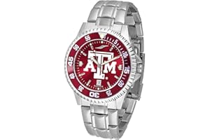 SunTime Men's Competitor 40mm Quartz Watch, 20mm Stainless Steel Strap, Team Color Dial and Bezel