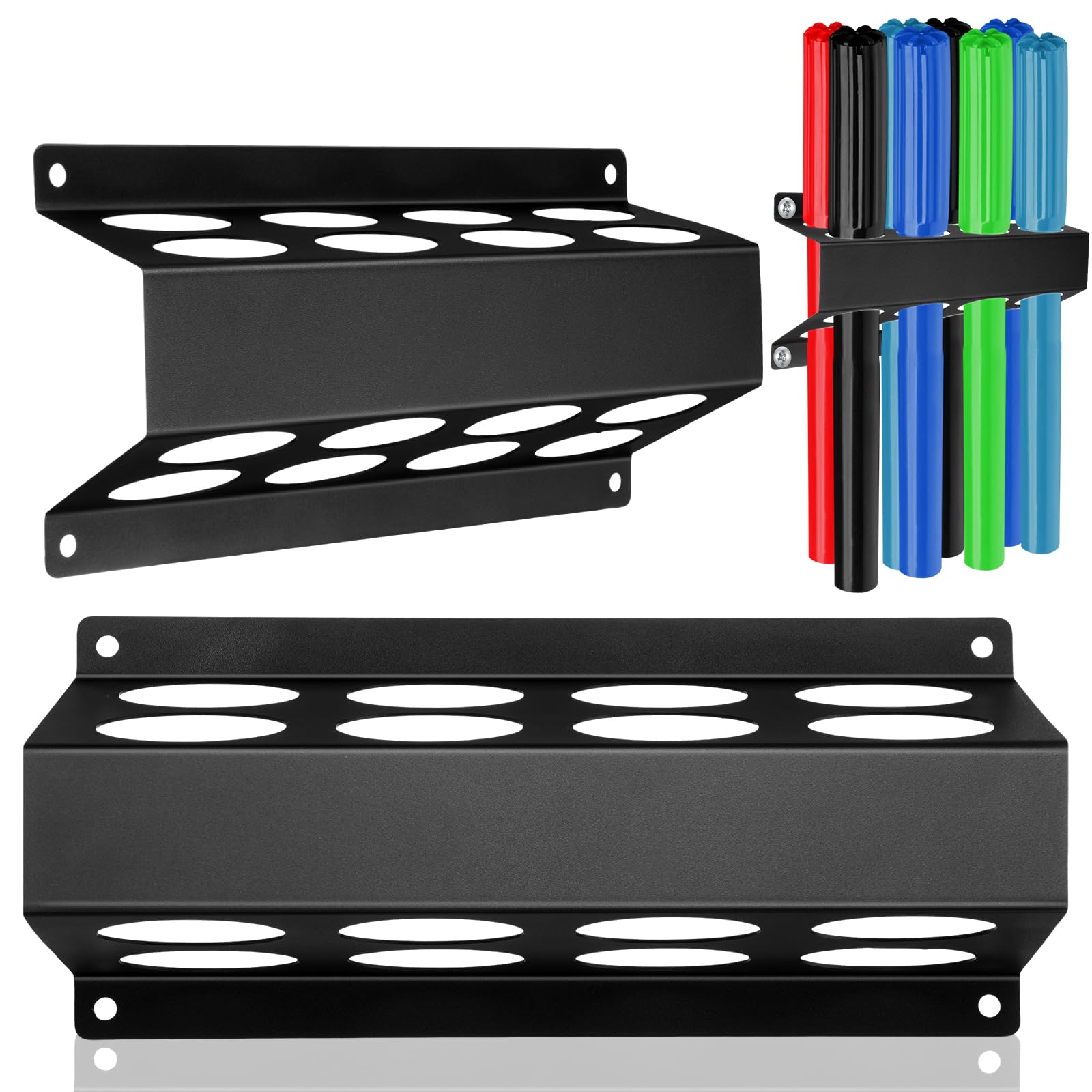 Photo 1 of DoubleFill 8 Slot TIG Welding Rod Holder Storage Tubes Rack Welding Filler Rod Tubes Organizer Wall Mount Container Shelf for Welder Table