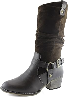 women's slouch western boots