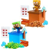 Treasure X Minecraft Sand &amp; Sea. Overworld Minecraft Character. Mine, Discover &amp; Craft with 10 Levels of Adventure &amp; 12 Mine &amp; Craft Characters to Collect. 2 Pack