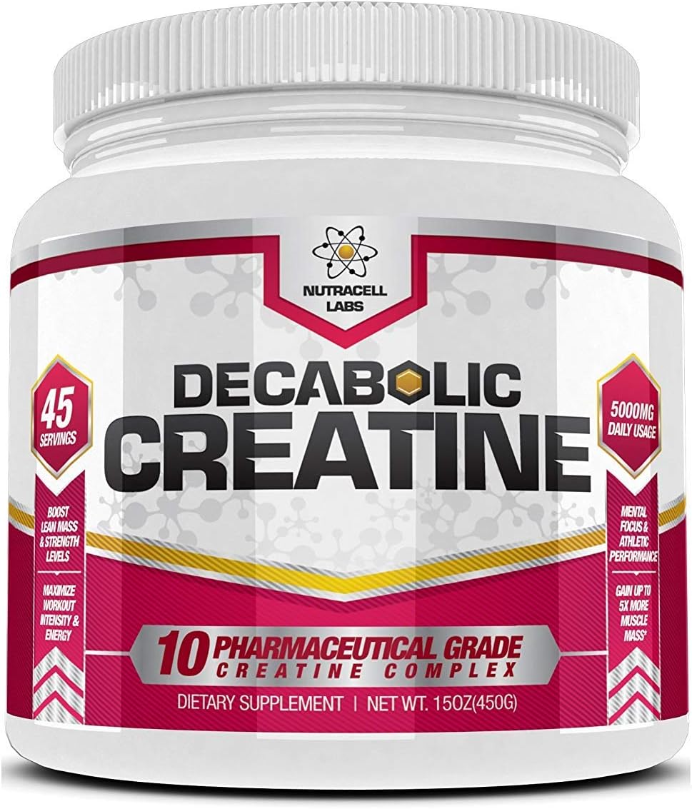 Nutracell Labs Decabolic Creatine : Powerful 10 Blend (45 Servings
