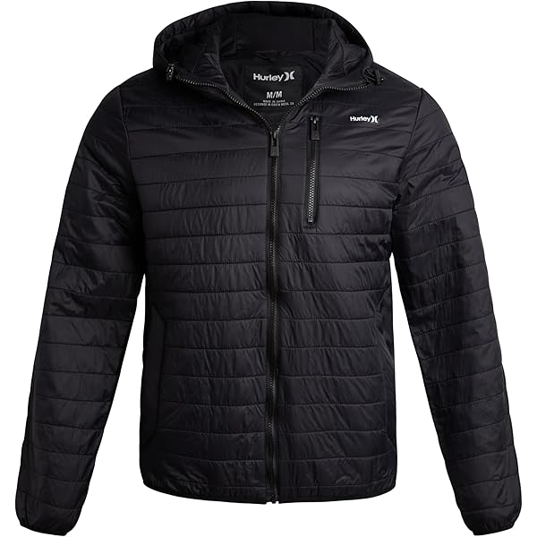 Hurley Mens Bomber Jacket - Soft Cozy Sherpa Lined Weather
