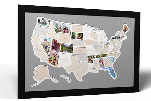 Amazon.com: 50 States USA Photo Map: Handmade