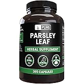 Pure Original Ingredients Parsley Leaf (365 Capsules) No Magnesium Or Rice Fillers, Always Pure, Lab Verified