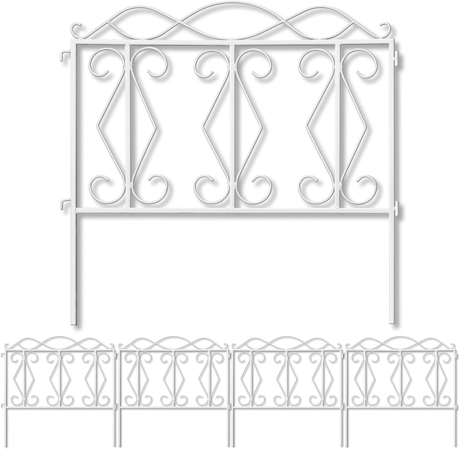 Amagabeli Decorative Garden Fence 24