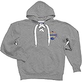 Blue 84 NBA mens Nba Officially Licensed Lace Up Hooded Sweatshirt Graphite