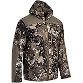 Pnuma Outdoors Torrent Jacket, Waterproof Selkirk Fabric, Hex-Fleece Lining, Polygiene OdorCrunch, Caza Camo (TO-JK-OV)