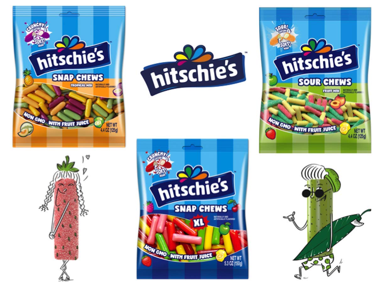 (3 Bags) Hitschie's Try Mix 4.4oz 5.3oz Hitschies fruity