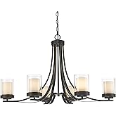 6-Light Chandelier in Olde Bronze Finish