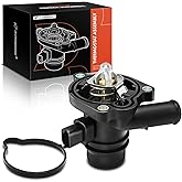 A-Premium Thermostat Housing Assembly W/Sensor & O-Ring & Gasket & Thermostat [4Cyl 1.4L] Compatible with Chevy Sonic 12-19, 