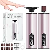Electric Foot Callus Remover,2 in1 Rechargeable Callus Remover for Feet,9-Speed Cordless Electric Foot File Nail Grinder,Foot Scrubber Pedicure Tools for Dead Skin Dry Cracked Feet(Pink MINI)