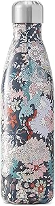 S'well Stainless Steel Triple-Layered Vacuum-Insulated Containers Keeps Drinks Cold for 41 Hours and Hot for 18 - with No Condensation - BPA Free Water Bottle, 17 Fl Oz, Ocean Forest