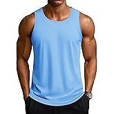 TACVASEN Men's Workout Tank Tops Sleeveless UPF 50+ Summer Sun Shirts Quick Dry for Running Swim Gym Beach