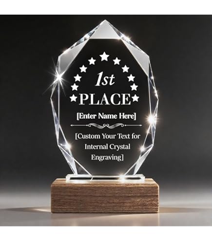 thumbnail interactive-video image 1 of 6/o - Finance Personalized Trophy Award - Plaques Personalized 1 of 11