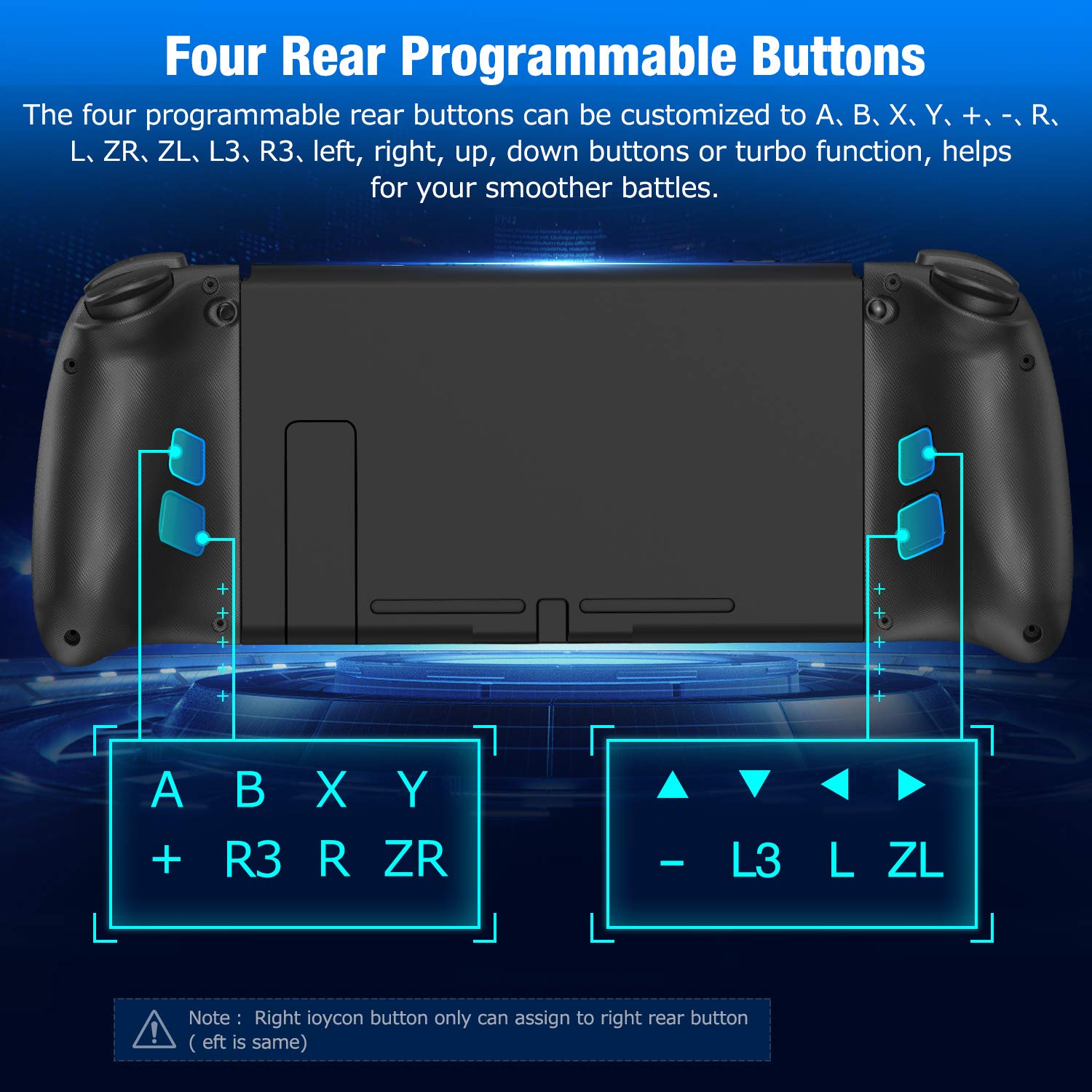 Kydlan Wired Joycon Replacement for Nintendo Switch Joycon, Programmable Alternative for nintendo switch controller joy con, Non-wireless Switch Joycon for Nintendo Switch Remote with Turbo